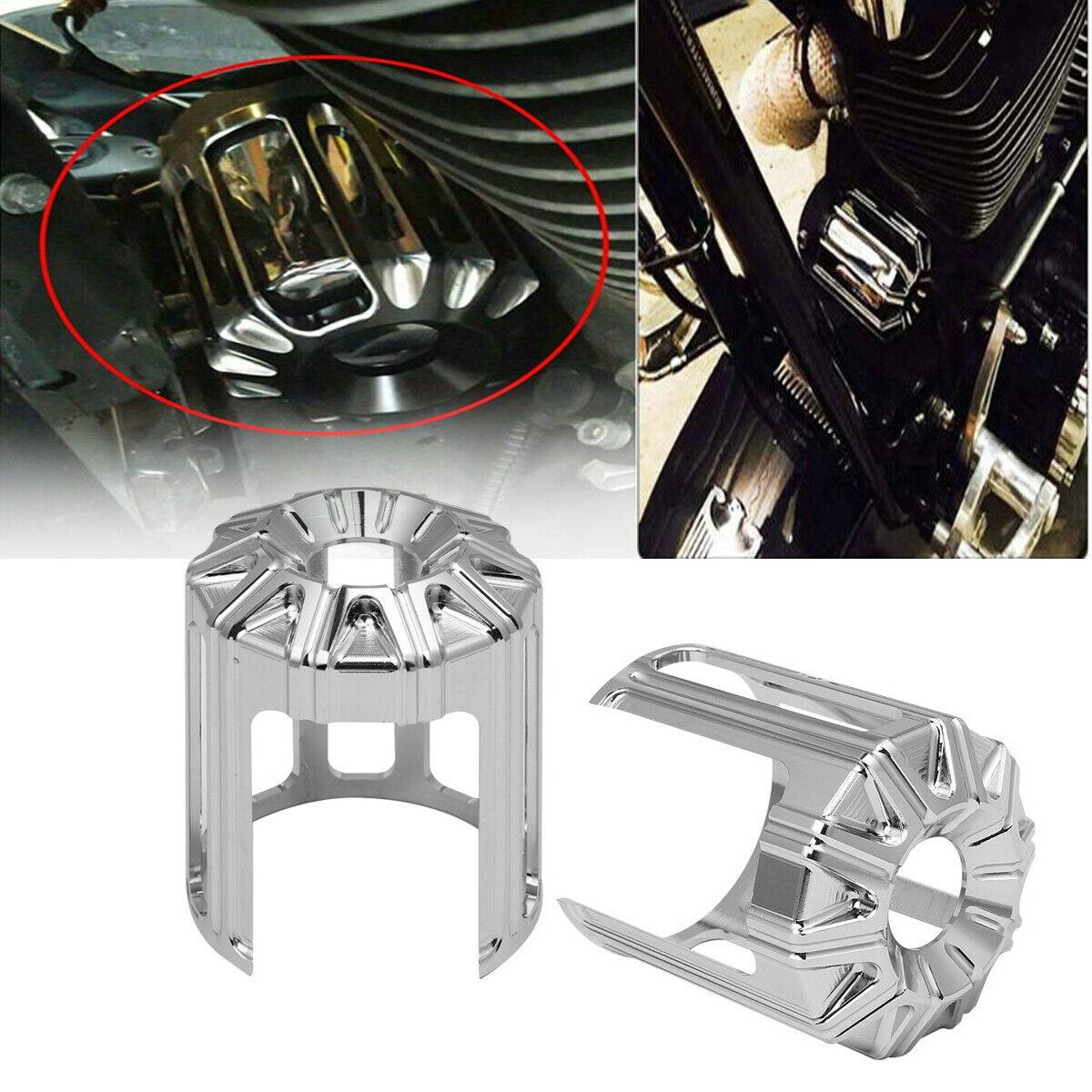 Chrome CNC Oil Filter Cover Cap Trim For Harley Touring Dyna Road Glide Fatboy - Moto Life Products