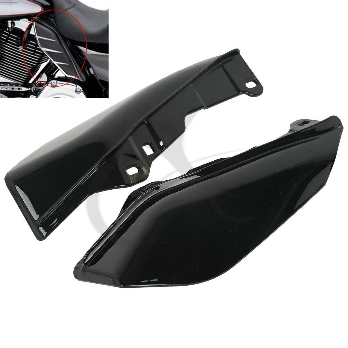 Black ABS Mid-Frame Air Deflector Fit For Harley Electra Street Road Glide 09-16 - Moto Life Products