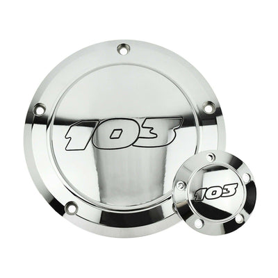 Aluminum 103 Derby Cover Timing Timer Cover Fit For Harley Dyna Softail Touring - Moto Life Products