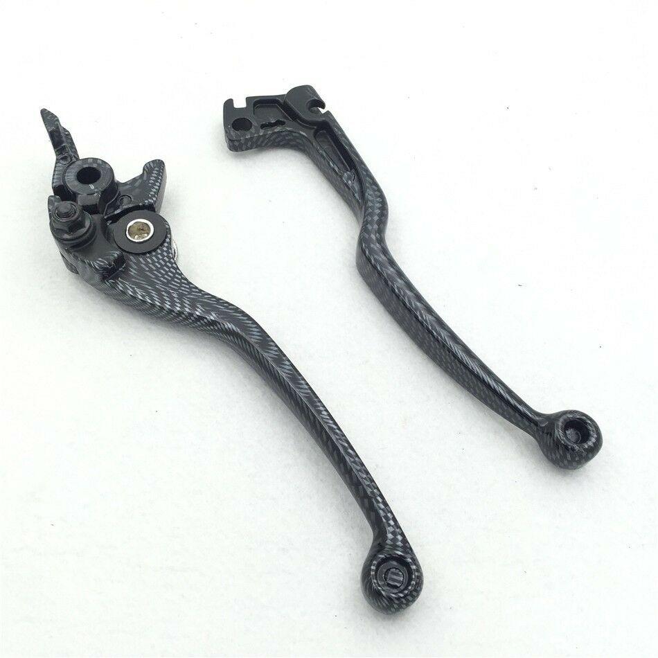 Carbon Fiber Brake Clutch Hand Levers For Suzuki Gsxr 600 750 Katana 750F Sv650 - Moto Life Products