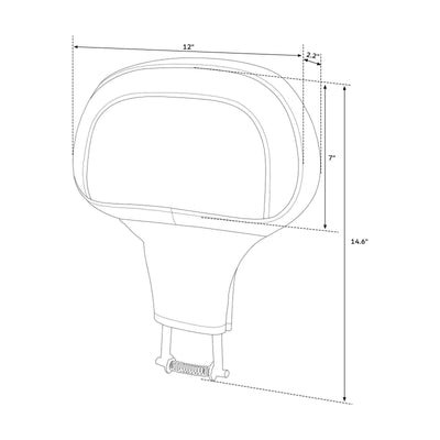 Rider Backrest Pad Mounting Kit Fit For Harley Touring Road Street Glide 09-22 - Moto Life Products