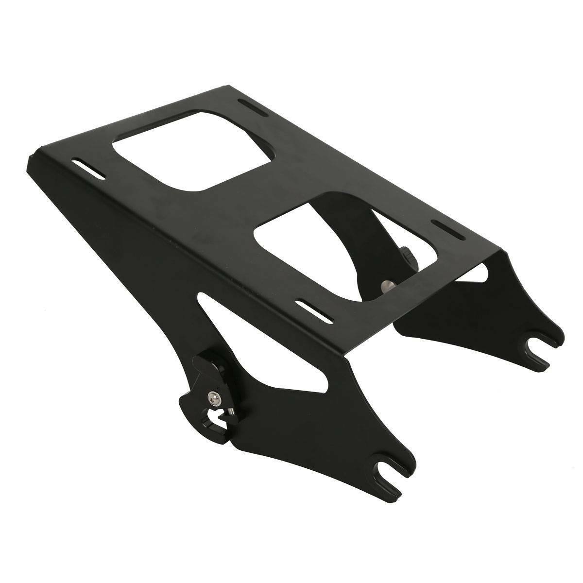 Two Up Mount Luggage Rack Fit For Harley Touring Tour Pak Pack 2014-2022 Black - Moto Life Products