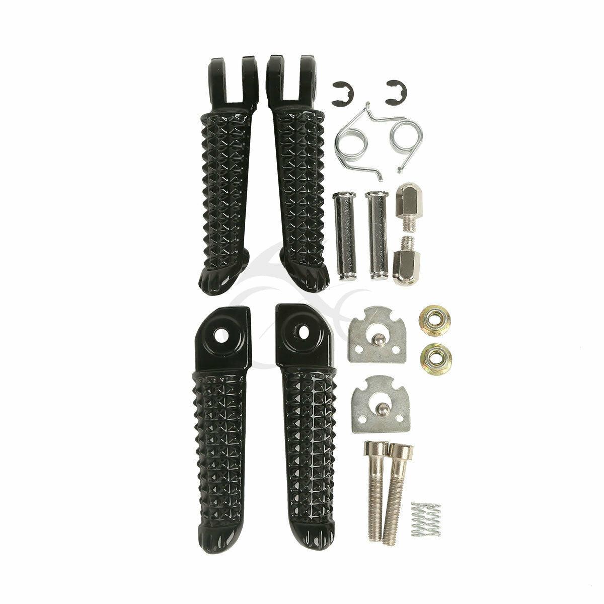 Motor Front Rear Footrests Foot Pegs Fit For Yamaha YZF R1 2002-2014 13 R6 03-12 - Moto Life Products