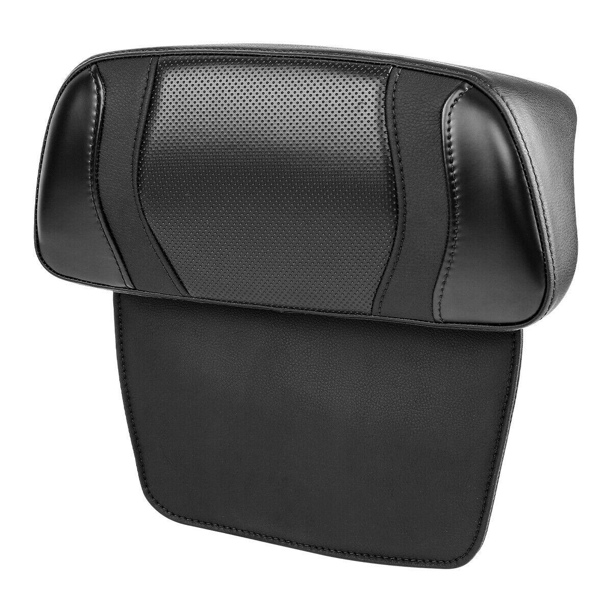 Black Passenger Backrest Pad Fit For Harley Touring CVO Street Road Glide 14-22 - Moto Life Products