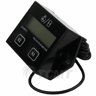 Digital Tach Hour Meter Tachometer Gauge For 2 or 4 stroke Gas Engines ATV UTV - Moto Life Products