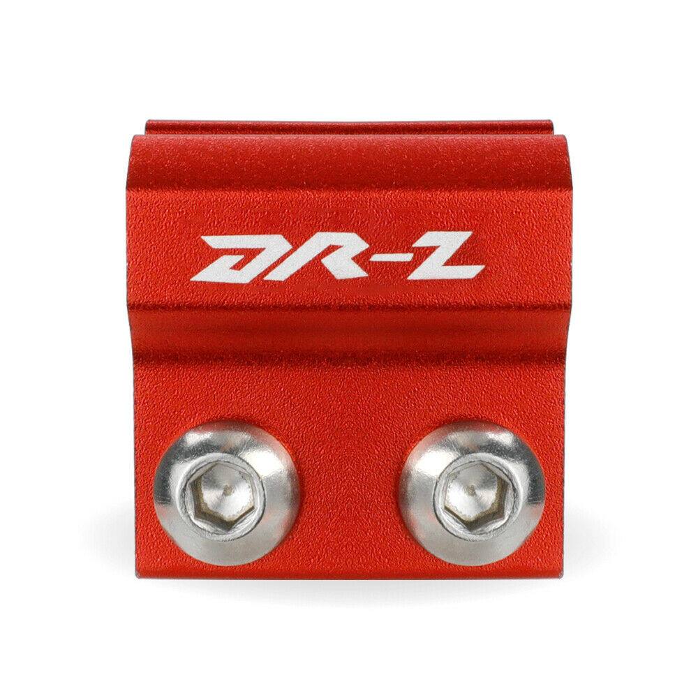 DRZ Logo CNC Front Brake Line Hose Clamp Holder For SUZUKI DRZ400SM 2005-2021 - Moto Life Products