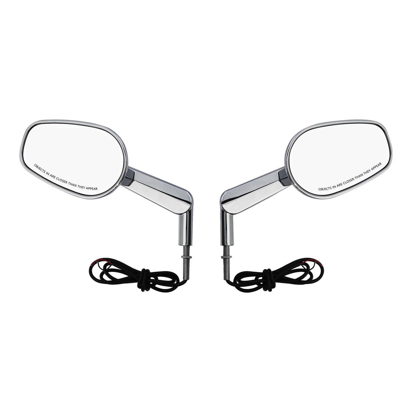 TCMT Rear View Mirrors Muscle LED Turn Signals Light For Harley V-ROD VROD VRSCF - Moto Life Products