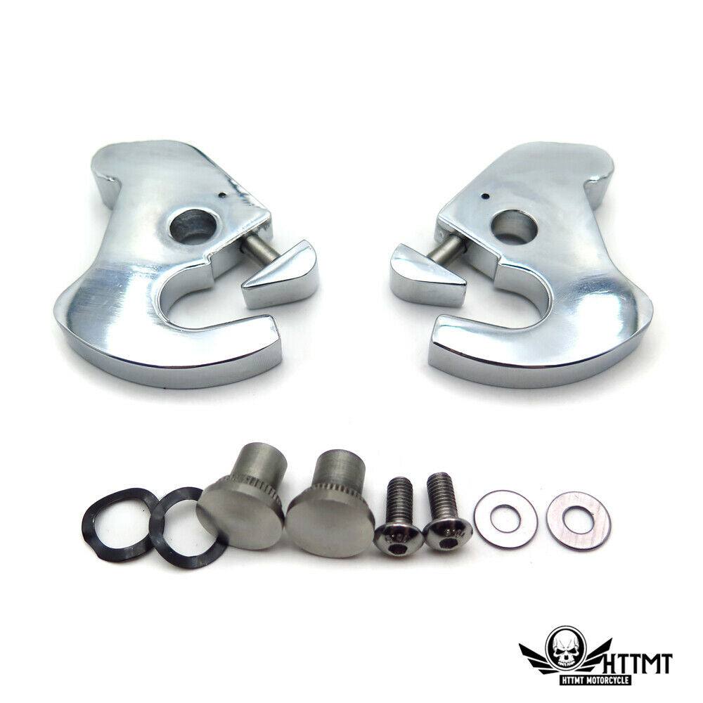 Sissy Bar Luggage Rack Latch Clip Kit For Harley Electra Street Glide Softail - Moto Life Products