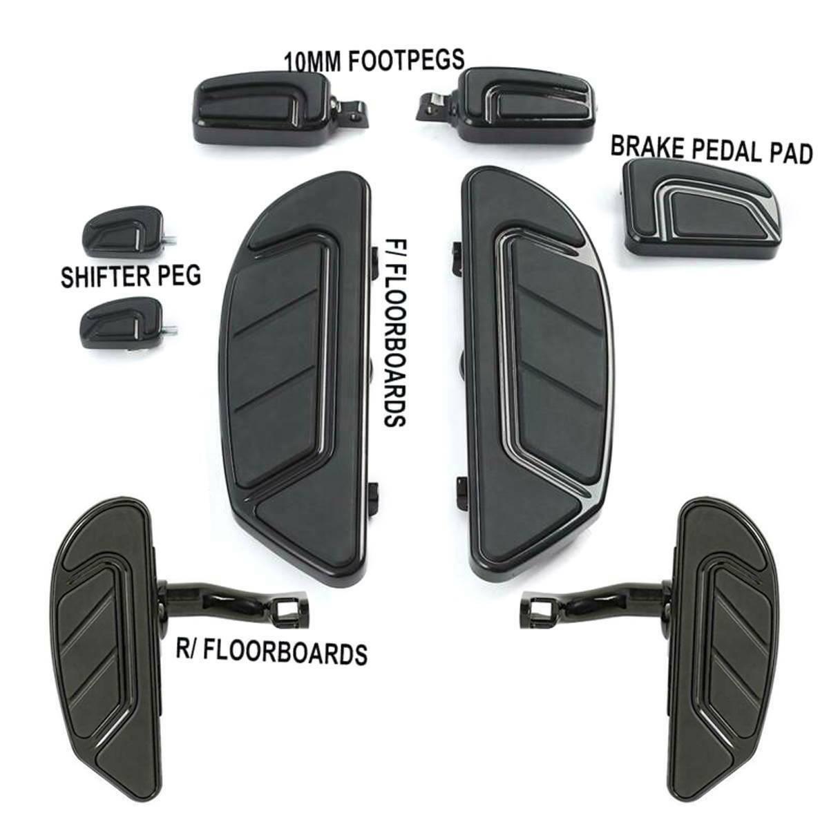 Floorboard Foot Board Brake Shifter FootPeg Fir For Harley Road Glide 1993-2022 - Moto Life Products