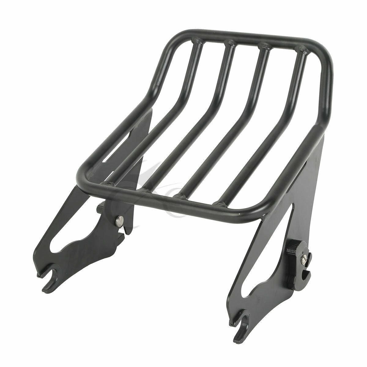 Detachable 2-Up Luggage Rack Fit For Harley Road Street Electra Glide 2009-2022 - Moto Life Products