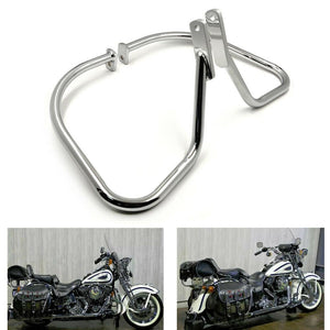 Chrome Saddlebag Guard Rail Crash Bar For Harley Softail Heritage Springer FLSTS - Moto Life Products