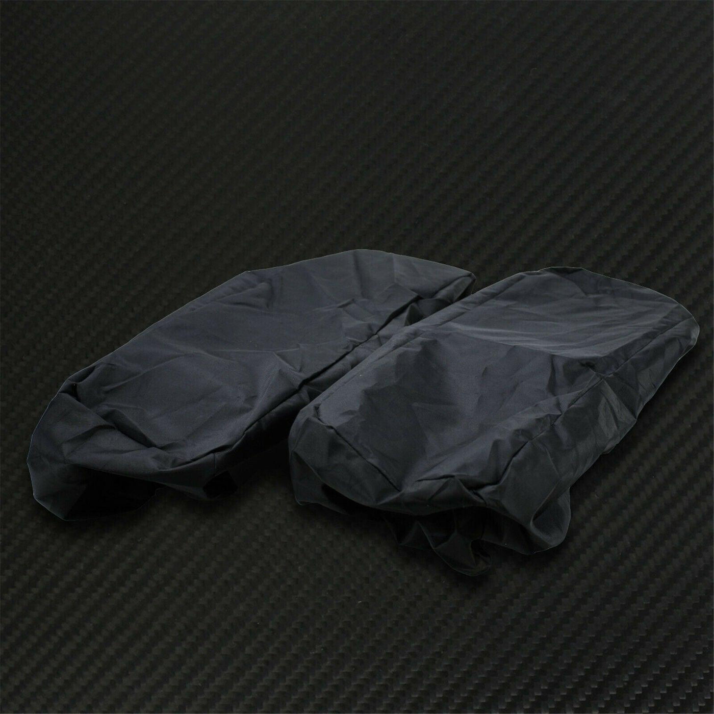 Motorcycle Waterproof Saddlebag Lid Covers Bagger Audio Rain Dust Speaker Lids - Moto Life Products