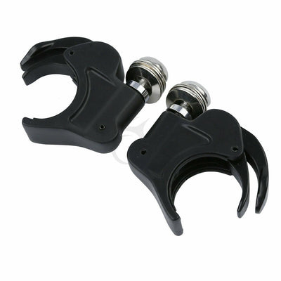 4PCS Black 41mm Windshield Clamps For Harley Softail FXST 1988-2013 FXDWG 93-05 - Moto Life Products