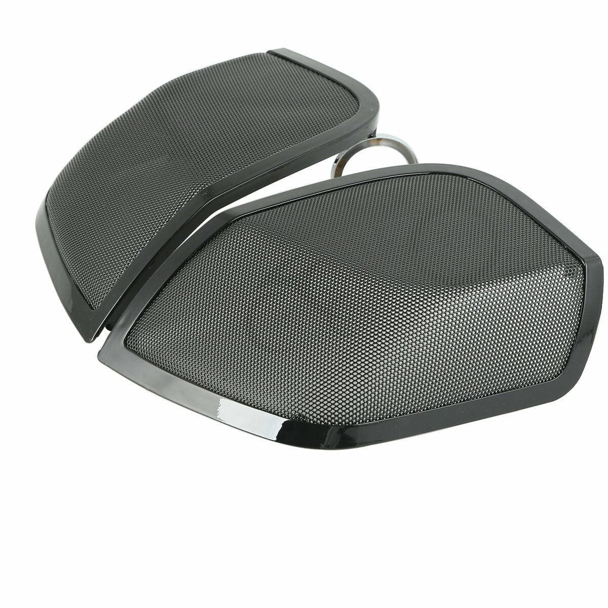 5"x7" Saddlebags Lid Speaker Grills Fit For Harley Touring Electra Glide 14-2022 - Moto Life Products