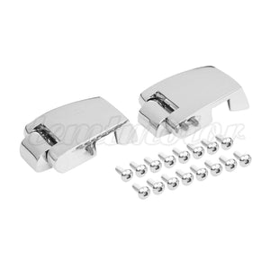 Chrome Trunk Luggage Hinges For Harley Tour Pak 88-13 Touring Road Electra Glide - Moto Life Products