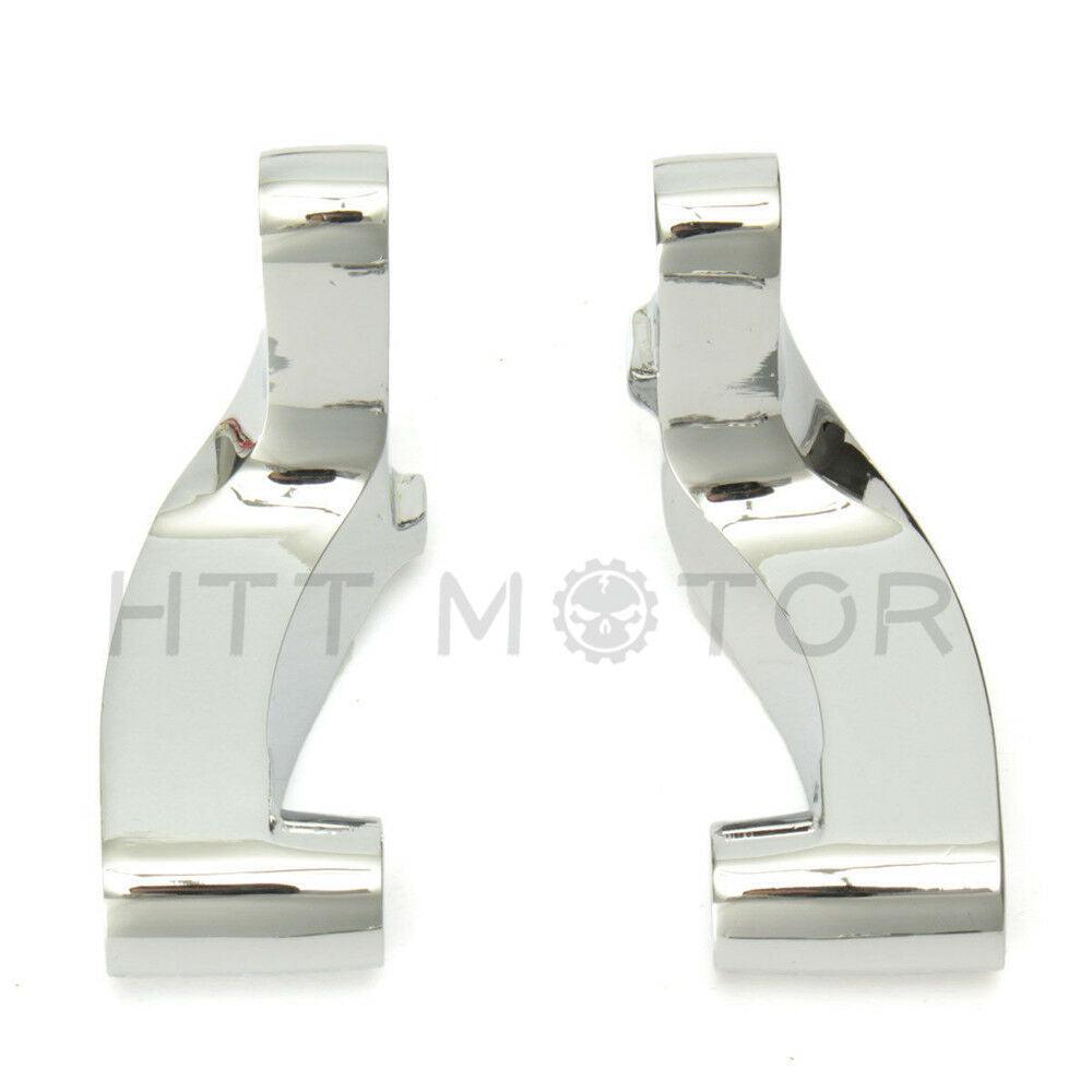 2pcs Chrome Motorcycle Mirror Relocation Extension Adapter Adaptor For Harley US - Moto Life Products