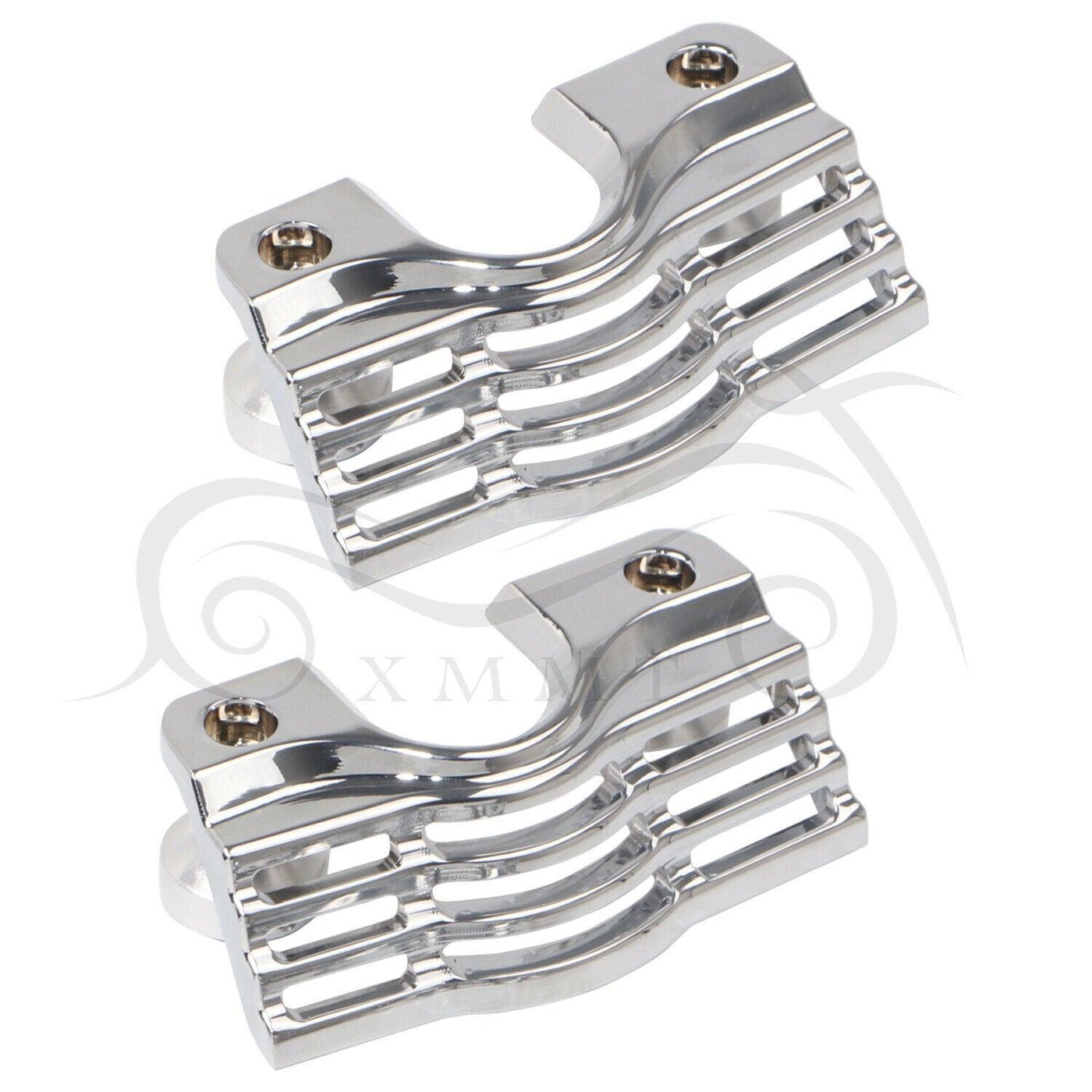 Chrome Slotted Covers For Spark Plug-Head Fit For Harley Davidson Touring Models - Moto Life Products