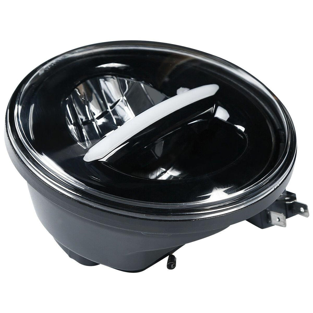 TCMT 5.75" Black Round LED Projector Headlight For Harley Sportster 883 XL1200 Dyna - IP67 Waterproof