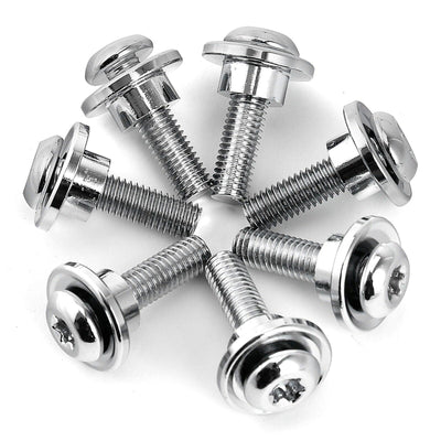 Chrome Front Disk Brake Rotor Bolts Fit For Harley Touring Electra Glide 2009-Up - Moto Life Products