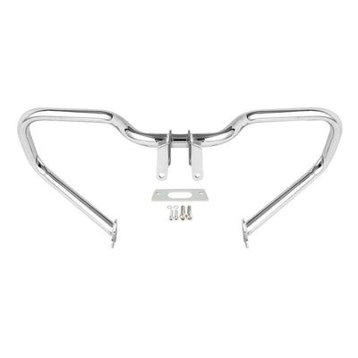 Chrome Chopped Engine Guard Crash Bar Fit For Harley Street Glide Road King 14+ - Moto Life Products
