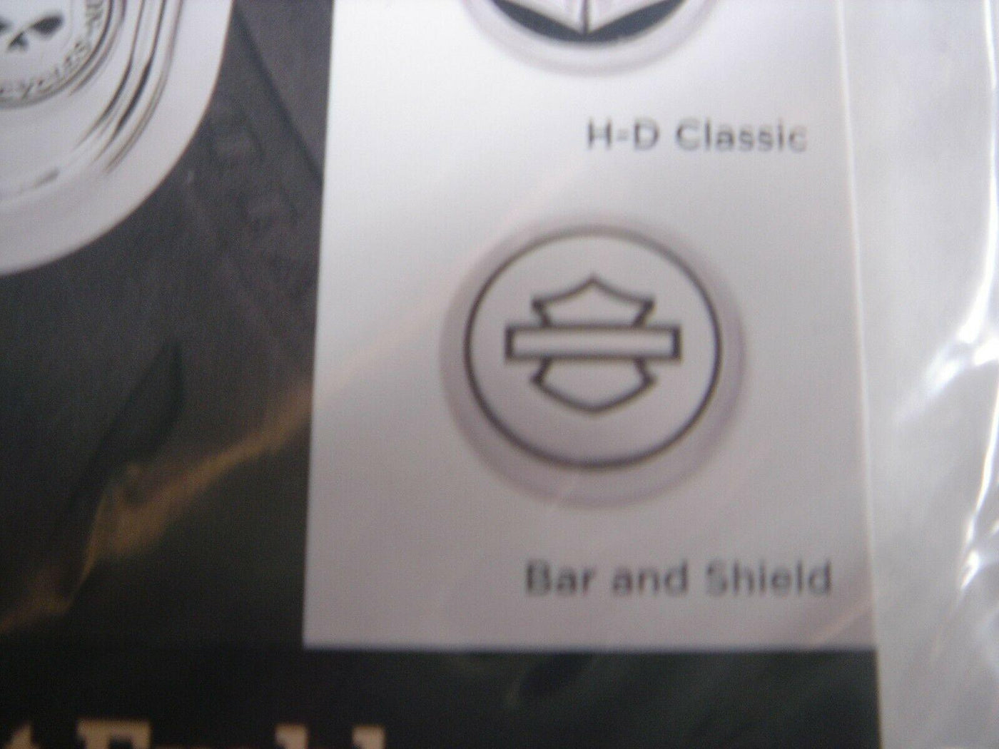 Harley Davidson OEM 14100747 Flat Stick On Bar+Shield Medallion (1)Free Shipping - Moto Life Products