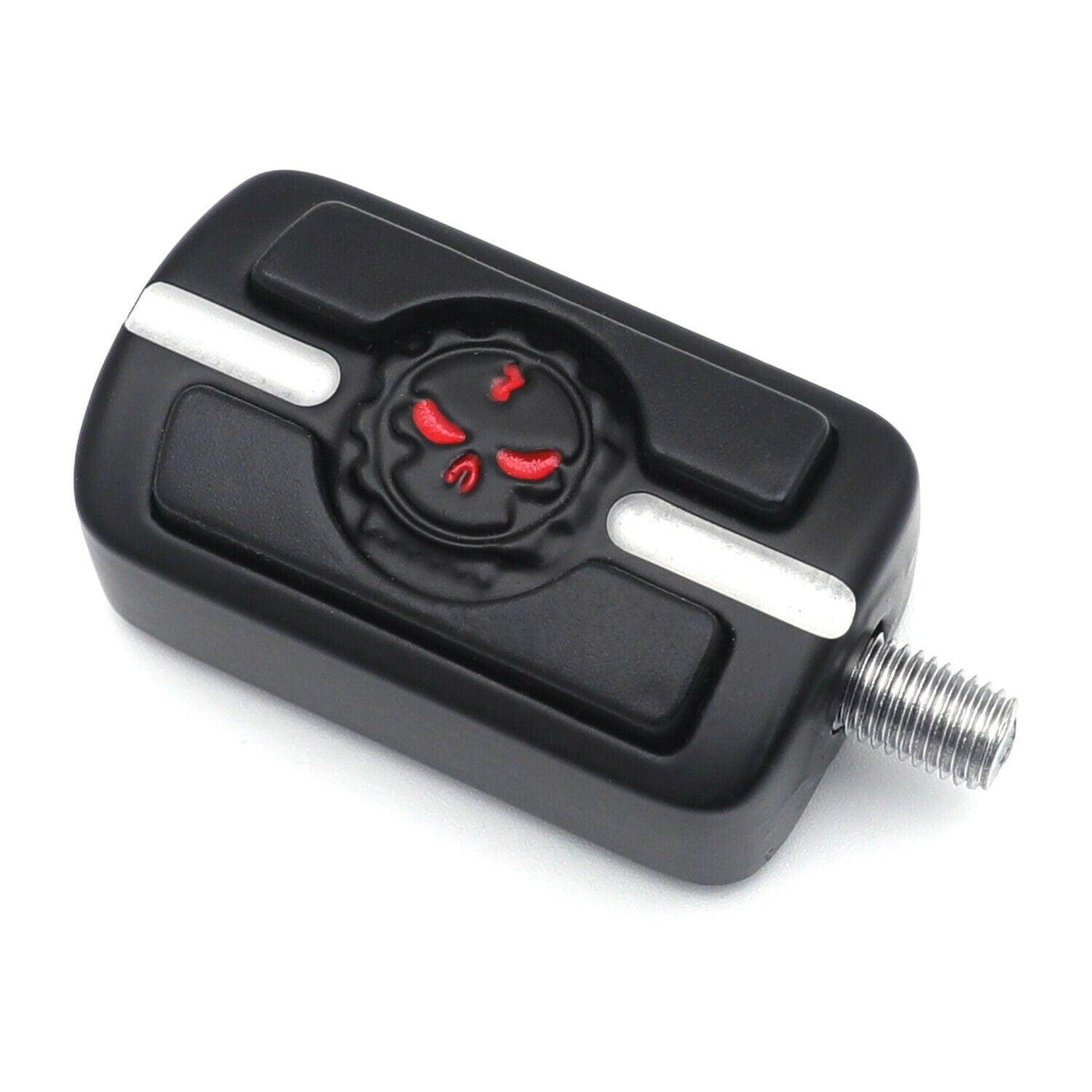 Black Gear Skull Skeleton Shift Peg Cover For Harley Davidson Motorcyc Black Gear Skull Skeleton Shift Peg Cover For Harley Davidson Motorcyc