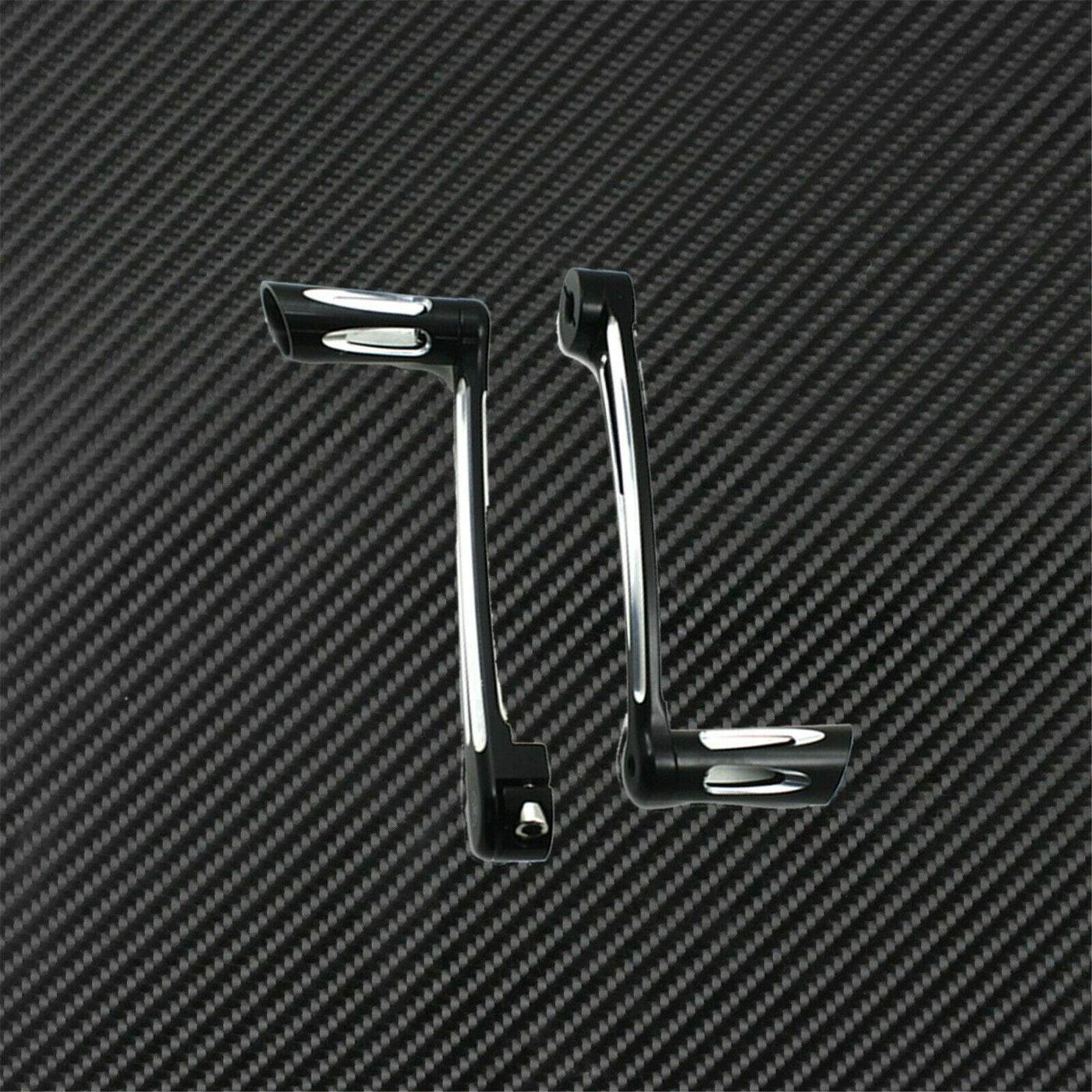 Black CNC Brake Arm Heel Toe Gear Shifter Lever Pedal Peg Fit For Touring 08-13 - Moto Life Products