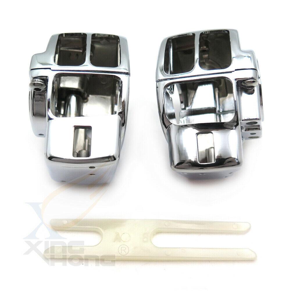 Chrome Switch Housing Cover For Road Electra Glide FLHTC FLHT FLHX FLTRX - Moto Life Products