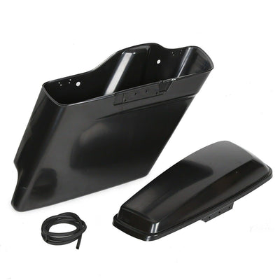 Color matched 5" Stretched Extended Hard Saddle bags For 2014-up Harley Touring - Moto Life Products