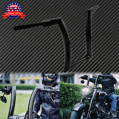 1'' Drag Handlebar 14'' Riser Z Bar Dry Clutch Fit For Harley Softail 2015-2020 - Moto Life Products
