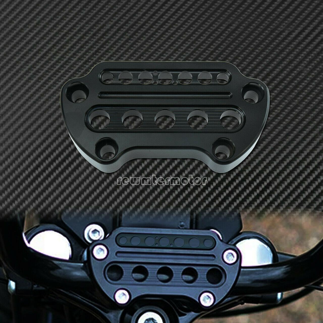 Front Indicator Handlebar Clamp Cover + Side Speedometer Bracket Fit For Harley - Moto Life Products