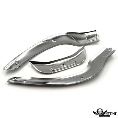 Chrome Windshield Windscreen Trim Kit For Harley Road Glide 04-13 FLTR EFI FLTRI - Moto Life Products