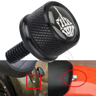 Black Rear Fender Seat Bolt Screw Fit For Harley Touring Electra Glide Road King - Moto Life Products