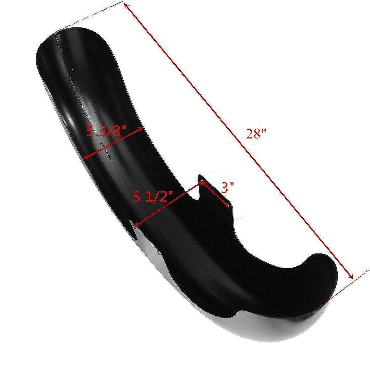 21 Inch Wrap Front Fender For Harley Touring Electra Street Road Glide Baggers - Moto Life Products