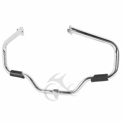 Mustache Highway Engine Crash Guard Bar Chrome/Black For Harley Touring 09-2022 - Moto Life Products
