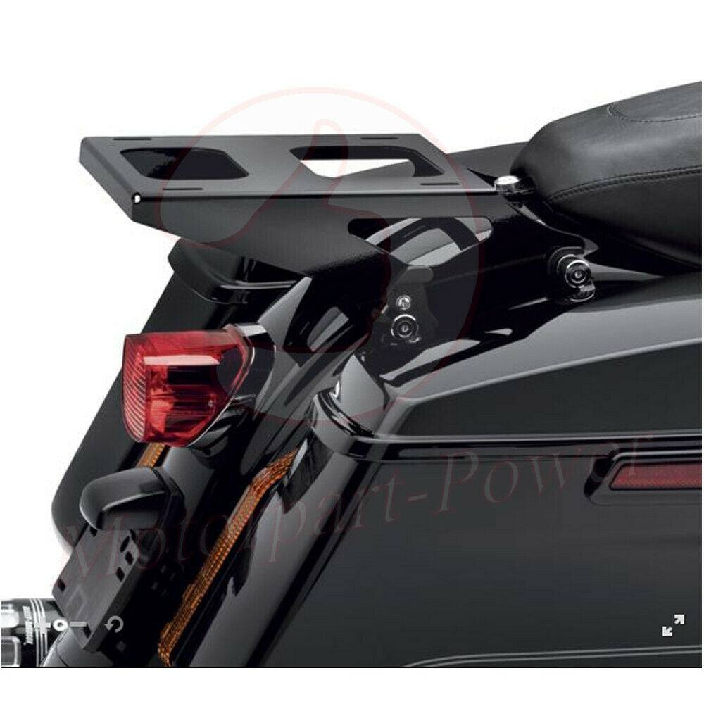 Two-Up Tour Pak Pack Mount Rack For Harley Touring Road King Street Glide 14-20 - Moto Life Products