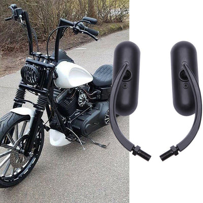 Motorcycle Mini Oval Mirrors For Harley Davidson Sportster Forty-Eight 1200 833 - Moto Life Products