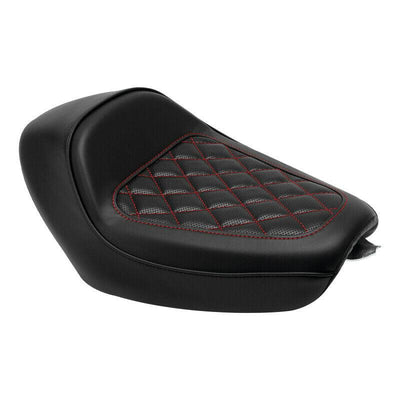 Black Solo Driver Seat Fit For Harley Sportster Iron 883 XL 883 1200 2010-2021 - Moto Life Products