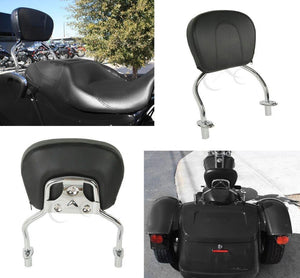 Detachable Sissy Bar Pad & Backrest Fit For Harley FLRT FreeWheeler 2015-2022 - Moto Life Products