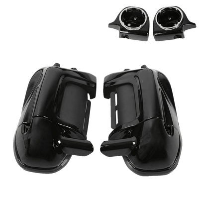 Lower Vented Fairings Speaker Pods & Crash Bar Fit For Harley Touring 09-13 US - Moto Life Products