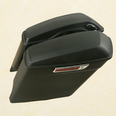 5" Stretched Extended Hard Saddlebags Fit For Harley Davidson Touring 14-21 US - Moto Life Products