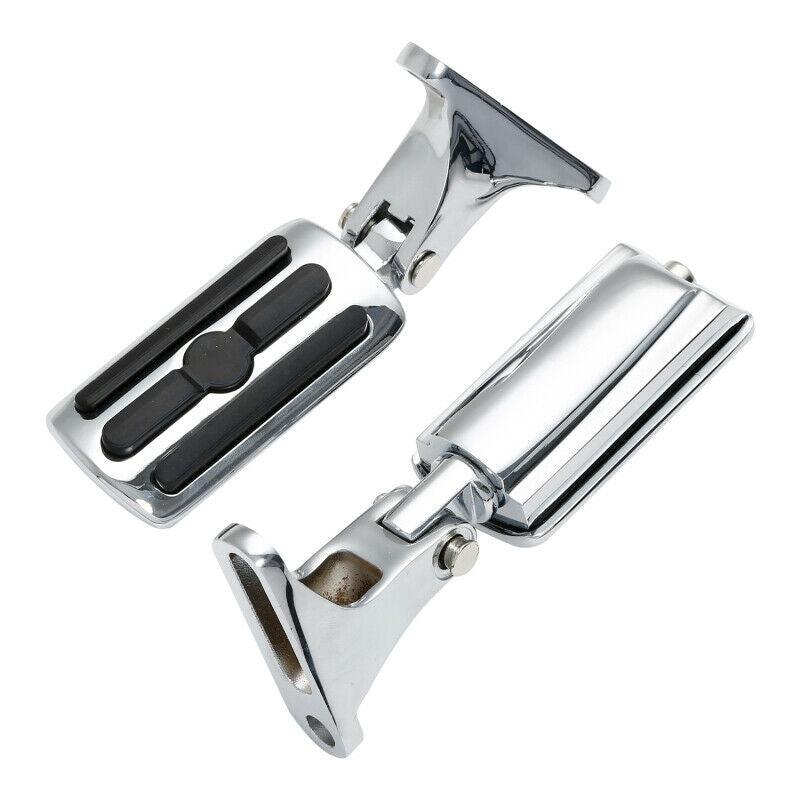 Chrome Rear Passenger Foot Pegs Mount Kit Fit For Harley Road Glide 1993-2022 - Moto Life Products