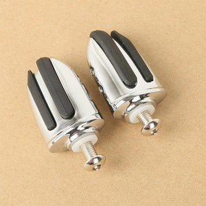2PCS Pilot Shifter Pegs Fit For Harley Electra Street Road King Tri Glide Chrome - Moto Life Products