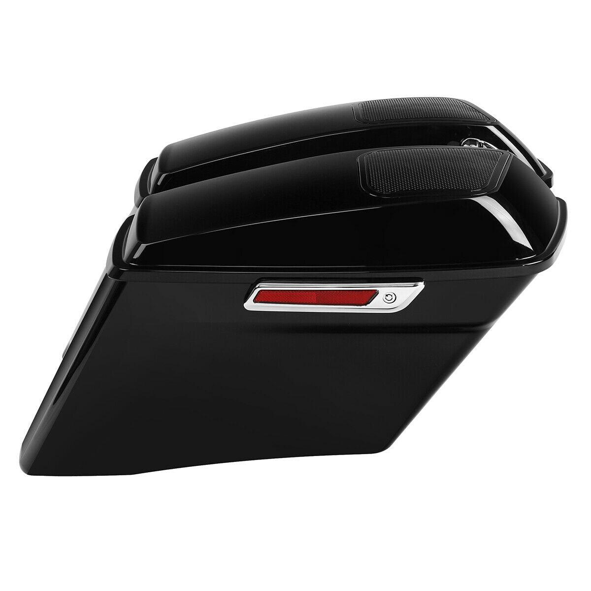 4" Stretched Extended Saddlebags Fit For Harley Electra Street Road Glide 14-22 - Moto Life Products