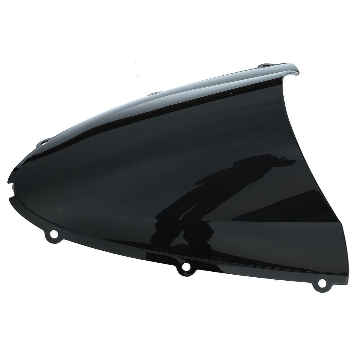 Black Windscreen Windshield For Kawasaki Ninja ZX6R ZX-6R 05-08 10R ZX-10R 06-07 - Moto Life Products