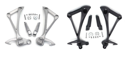 Rear Passenger Foot Pegs Footrest Bracket Fit For Kawasaki Ninja ZX10R 2011-2014 - Moto Life Products