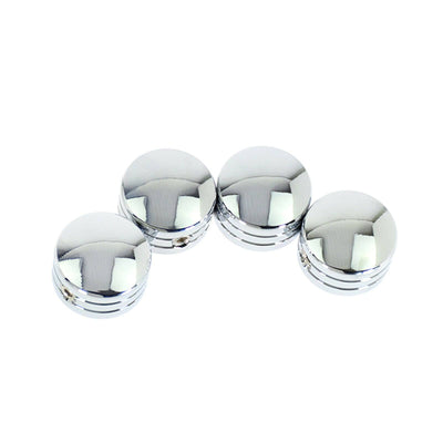 4 Pcs Chrome Head Bolts Covers Spark Plugs Side Case Fit For Harley XL Twin Cam - Moto Life Products