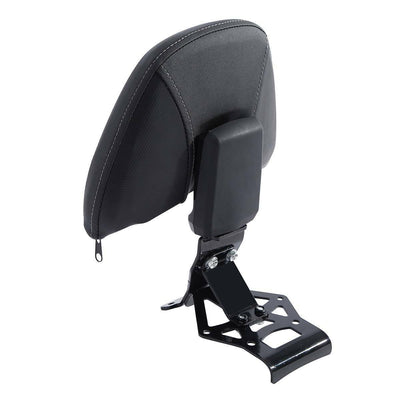 Black Driver Backrest Pad & Hardware Kit Fit For Honda Goldwing GL1800 2018-2022 - Moto Life Products