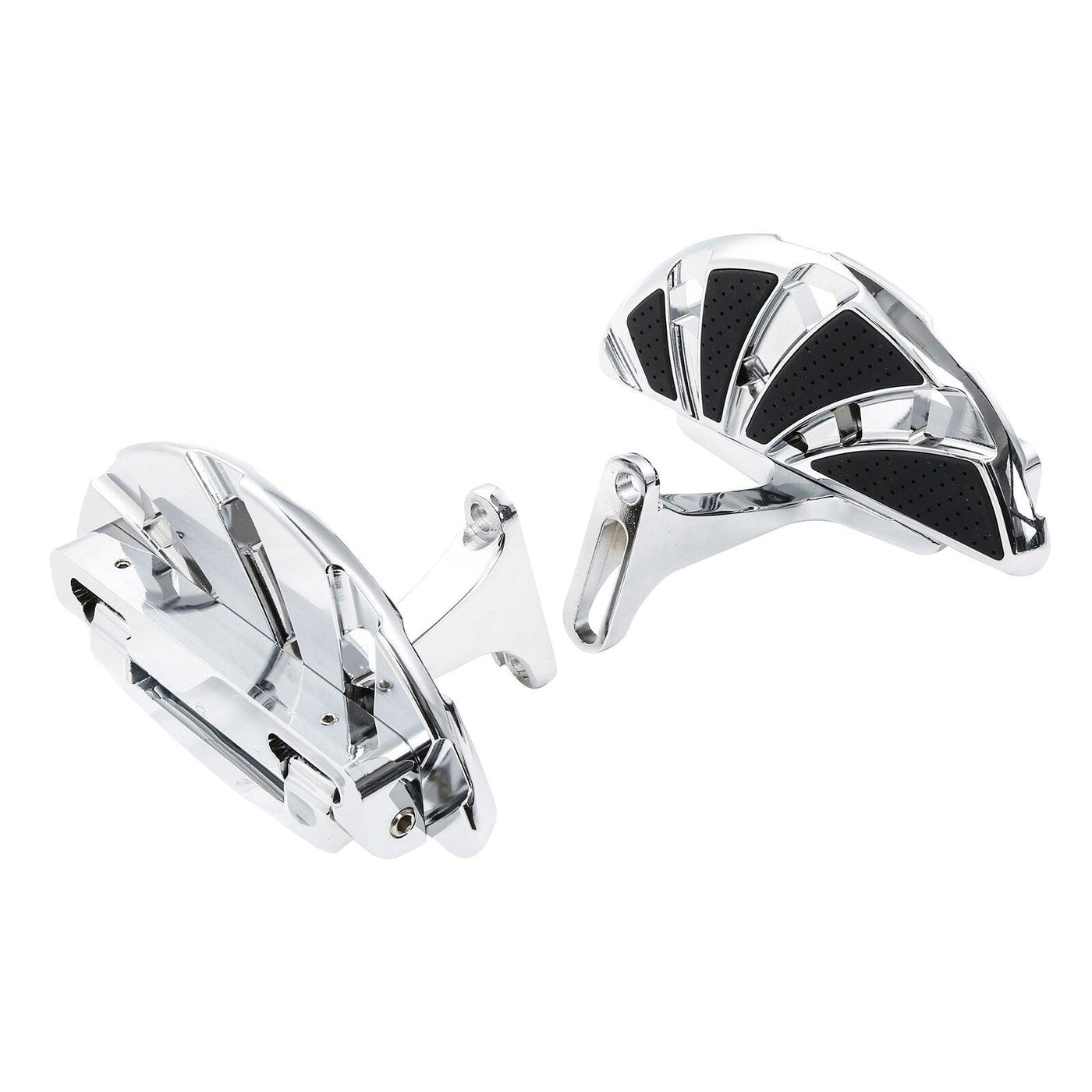 Rear Passenger Floorboard Foot board Fit For Harley Road Glide King 93-21 Chrome - Moto Life Products