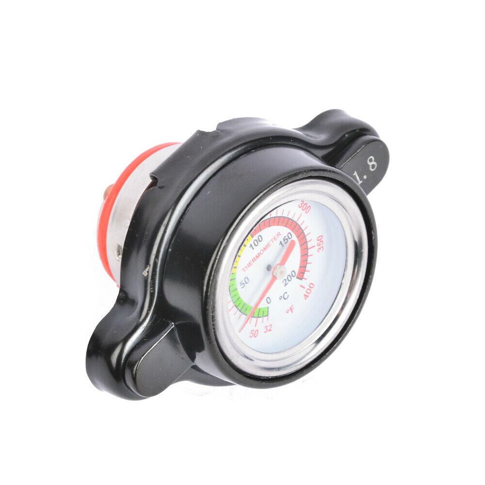 1.8 Bar, 25.6psi Pressure Radiator Cap with Temperature Gauge For ATV and more - Moto Life Products